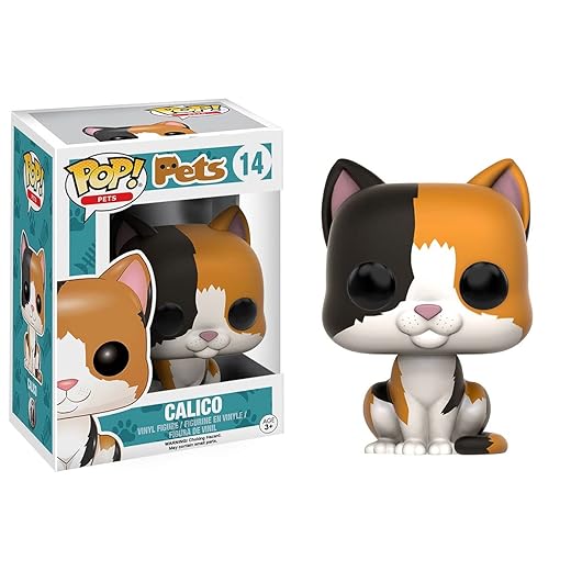 Funko Pop Pets: Pets - Calico Action Figure,3.75 Inches