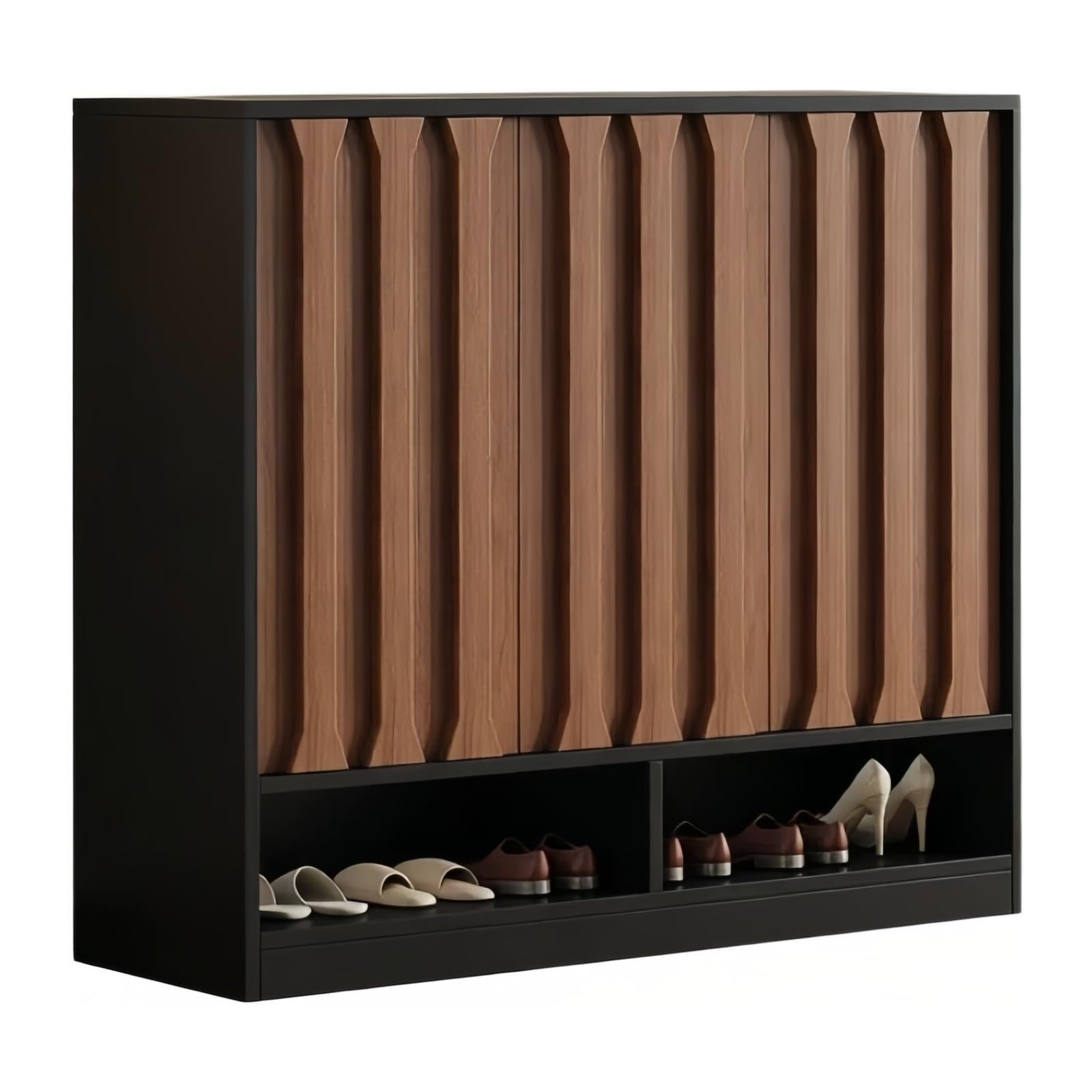 XUJUAN-0227 Shoe Cabinet Vertical Household Shoe Cabinet Entryway Storage Rack for Doorway and Corridor(Large)