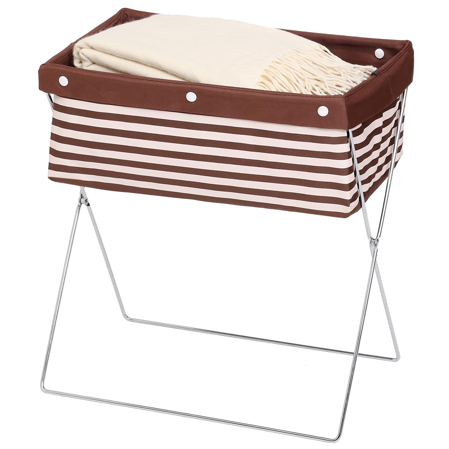 Astro Storage Case, Brown, Border Pattern, Shallow Width 15.7 x