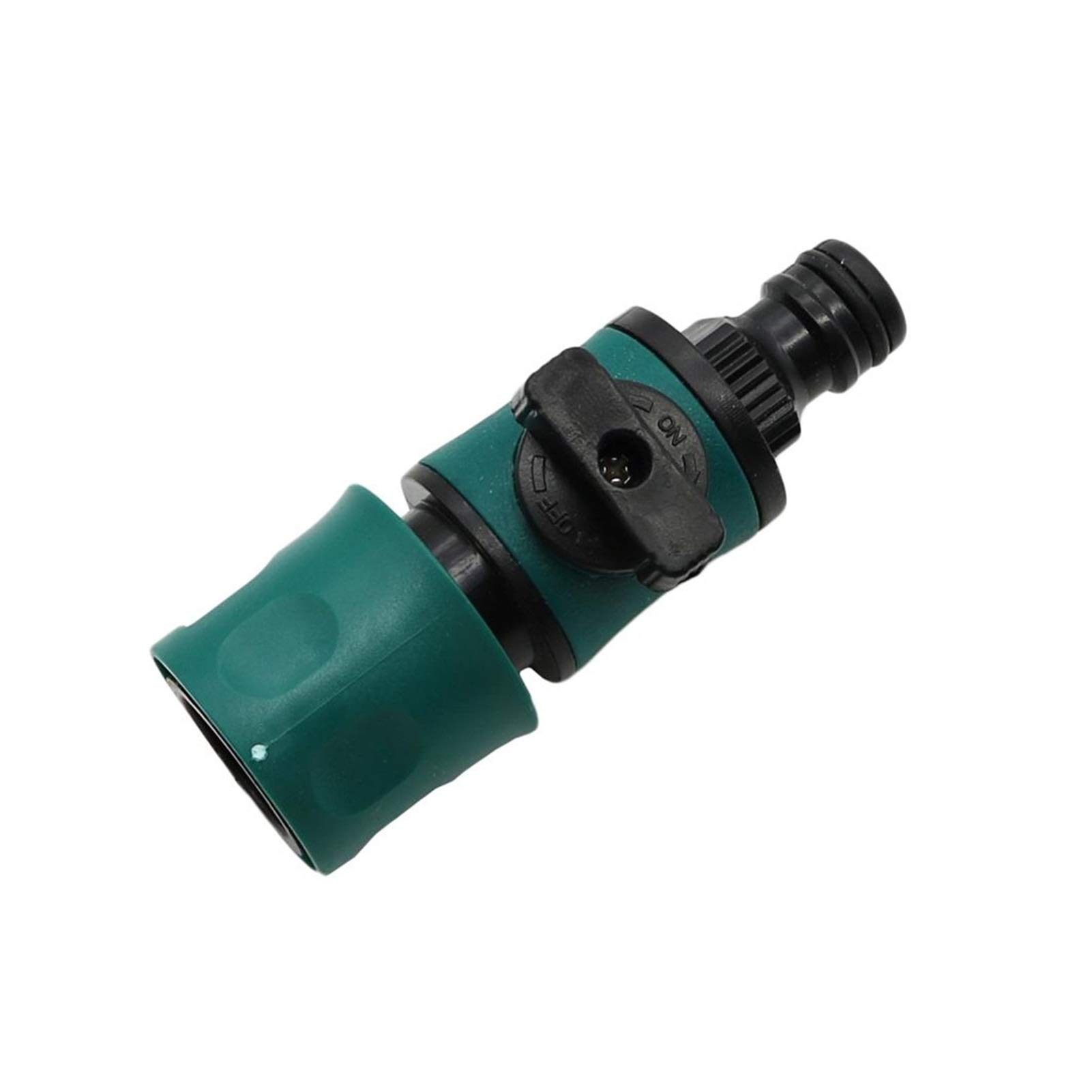 Raccord rapide avec valve intégrée pour réguler le débit d'eau de 16 mm