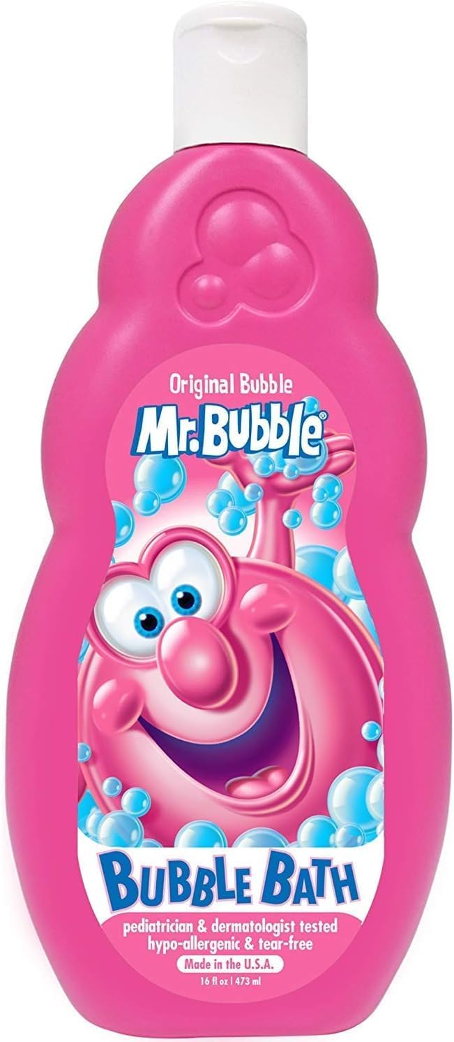Amazon.com : Mr. Bubble Original Bubble Bath, Bubblegum Scent, 8 oz ...