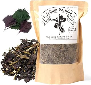 EidolonGreen [China Medicinal Herb] Perilla Frutescens (Perillae Folium/Zisuye/紫苏叶/자소엽) Dried Loose Leaves 3 Oz (88 g)