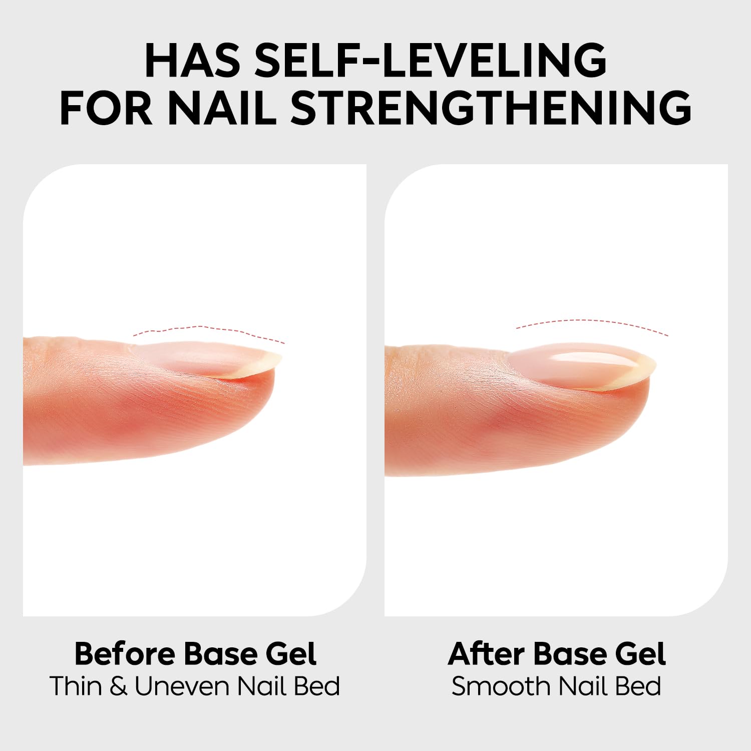 AIMEILI Peel Off Base Coat Gel Remove Półtrwały lakier do paznokci półtrwały lakier do paznokci Soak Off UV LED przezroczysty żel UV 10 ml