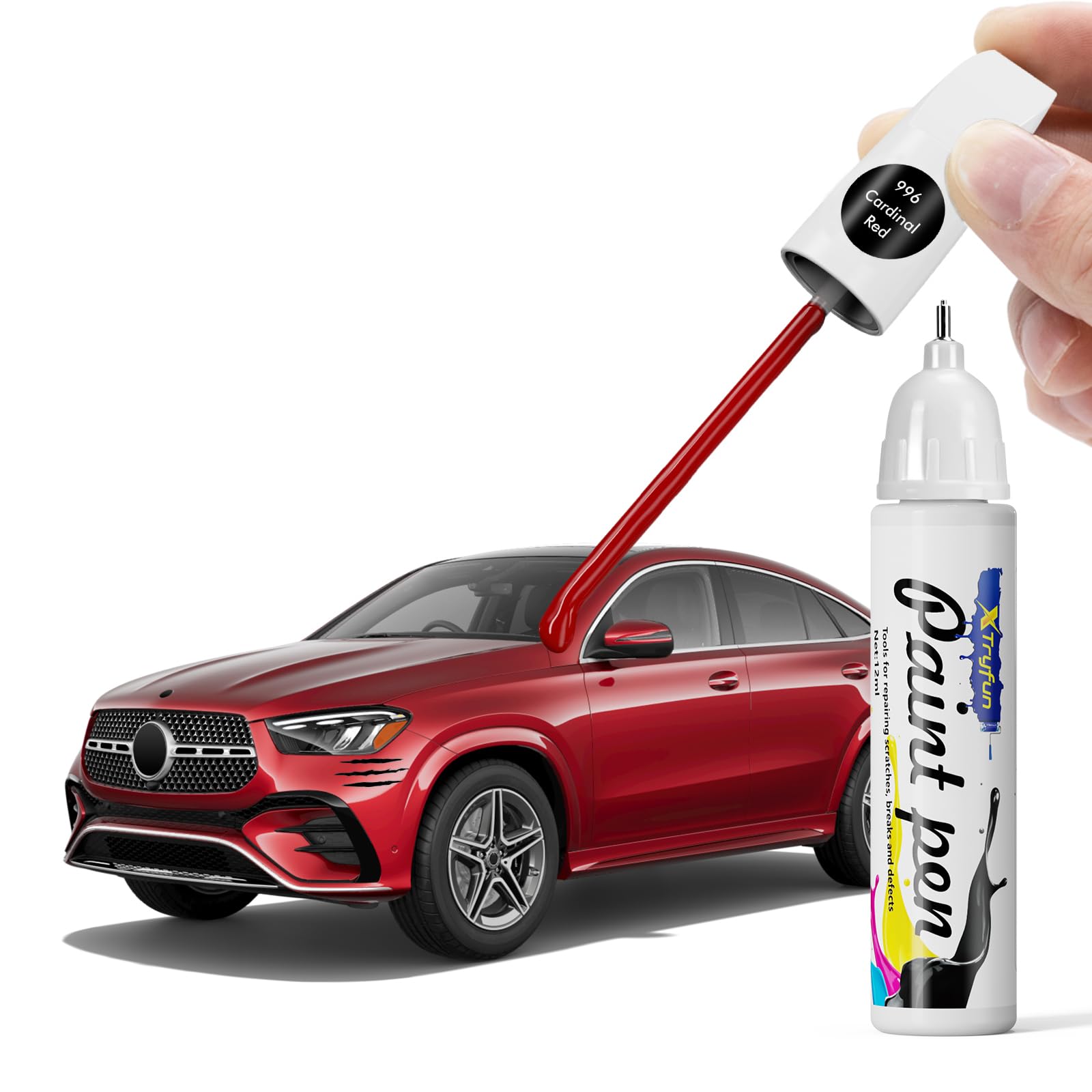 ●DIRTY RED Amazon.com: XTryfun 996 Cardinal Red Touch Up Paint