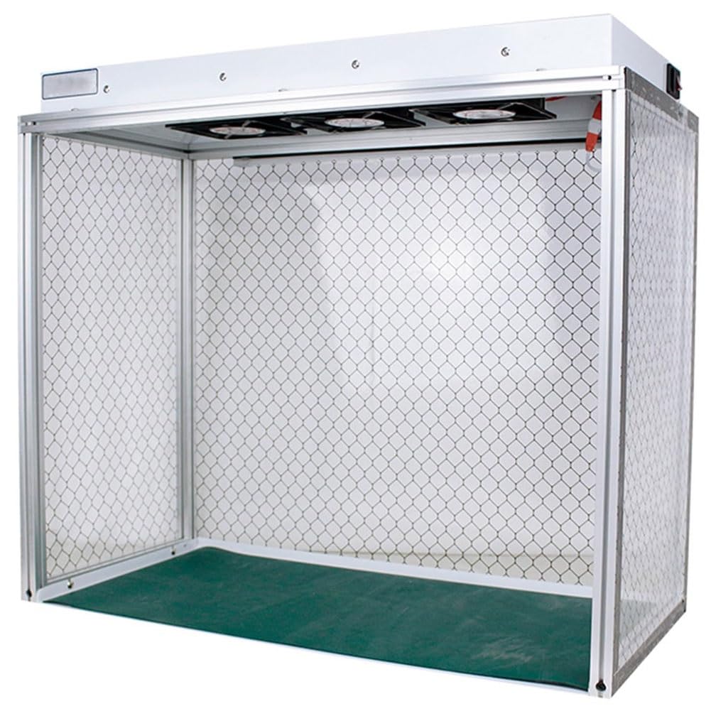 Gabinete de flujo laminar vertical, estación de trabajo de banco limpio con campana de flujo de aire con 3 ventiladores y filtro, mesa de trabajo de aluminio libre de polvo con luz, for instalaciones