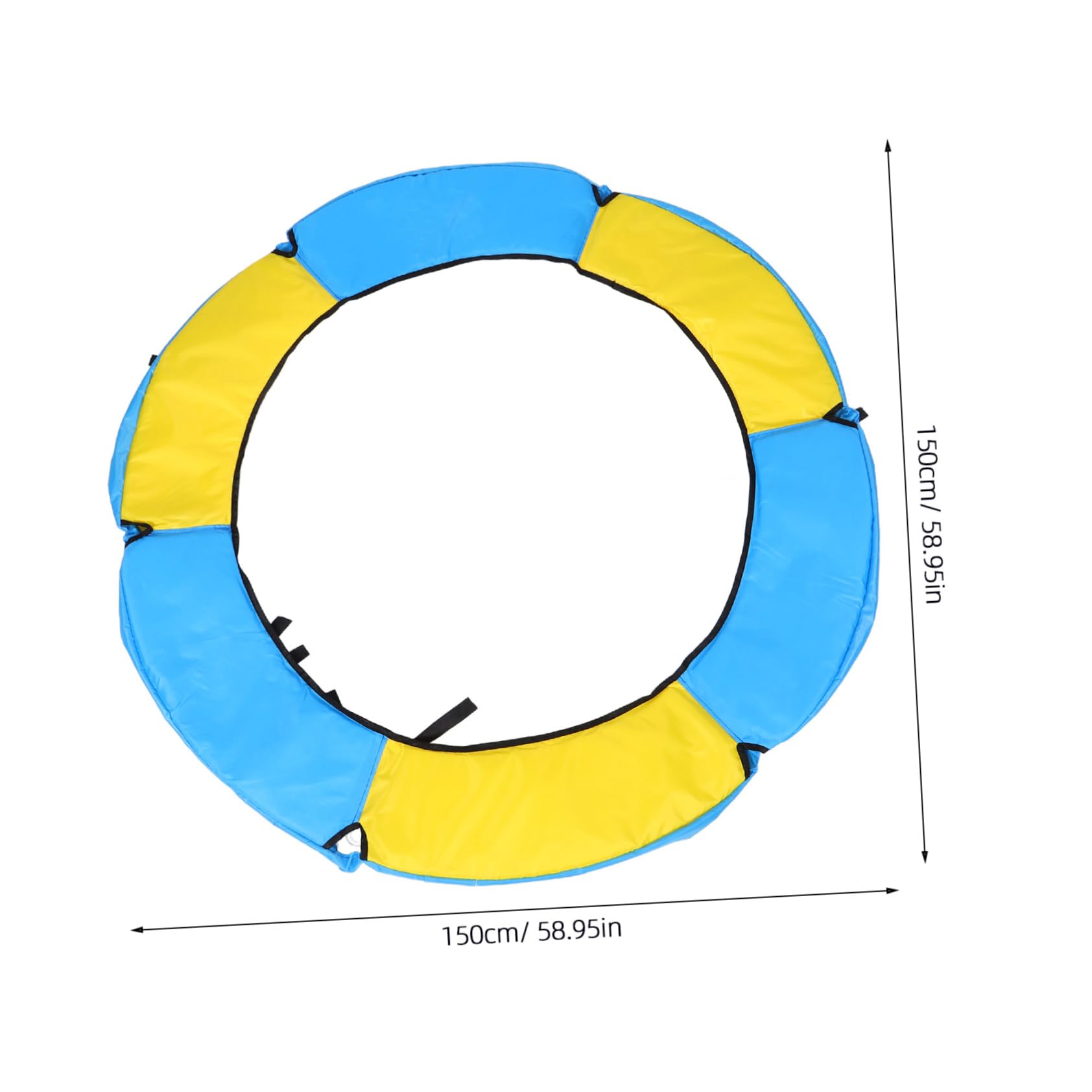 Garneck Trampoline Patch Jumping Bed Round Cover Oxford Cloth Protective Pad Safe for Children Easy to Assemble