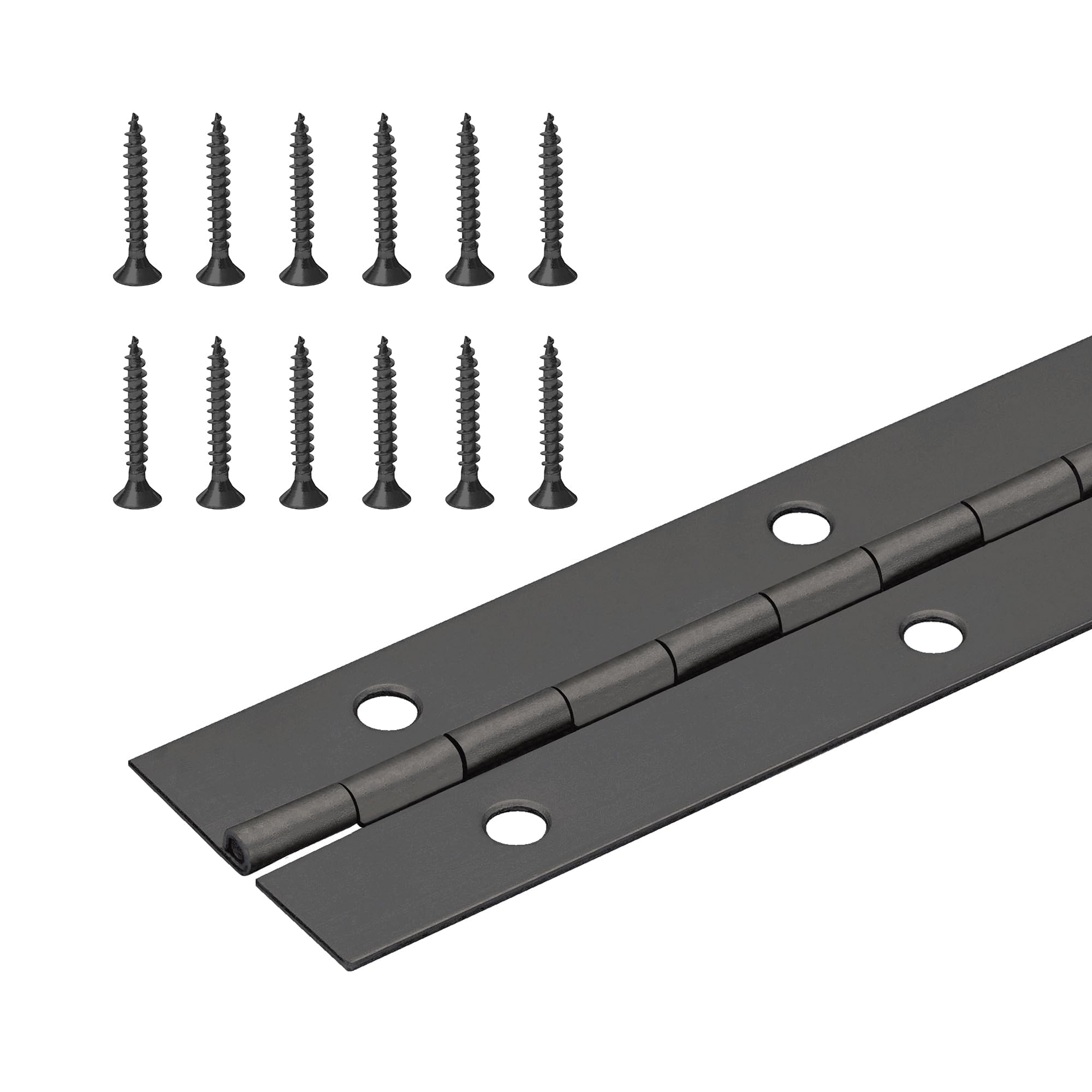 Black Stainless Steel Hinge – 201 Grade – 1.5" Wide | Rust-Resistant, Heavy Duty, Smooth Operation | Door, Cabinet & Furniture Hardware – Randall