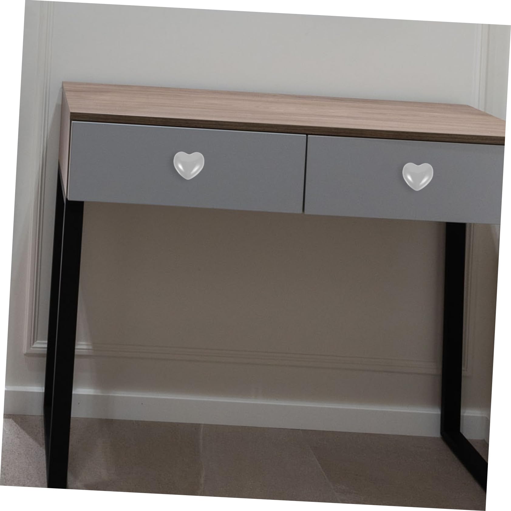 NULYLU Children's Dresser Ceramic Knobs Cabinet Handles Drawer Pulls Modern Knobs Gray for Kitchen Cabinet