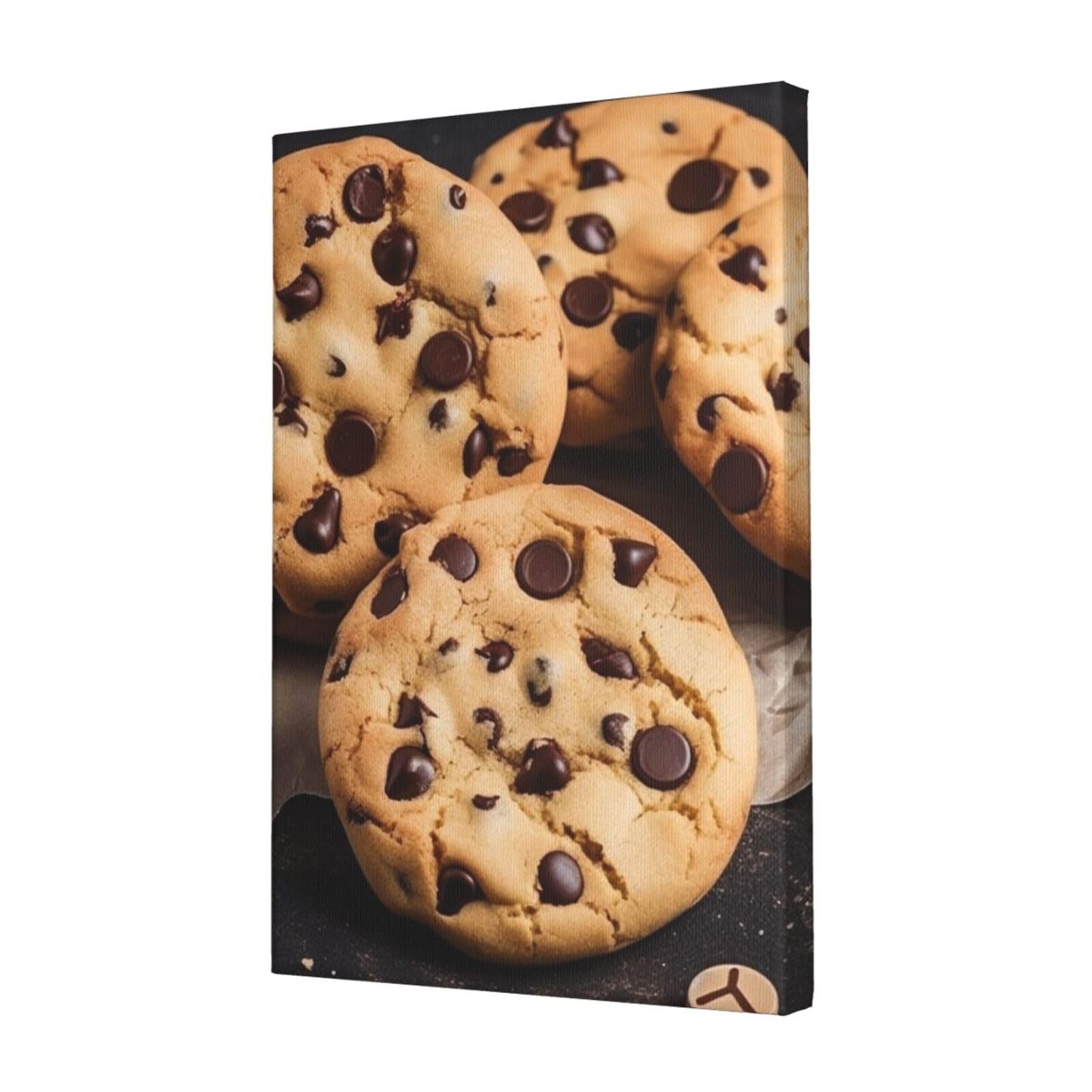 FodPand Chocolate Canvas Wall Art for Living Room Wall Decor 12"x18" Modern Artwork Painting Pictures Hanging Canvas Prints Aesthetic Wall Art for Bedroom Bathroom Office Wallart Decor