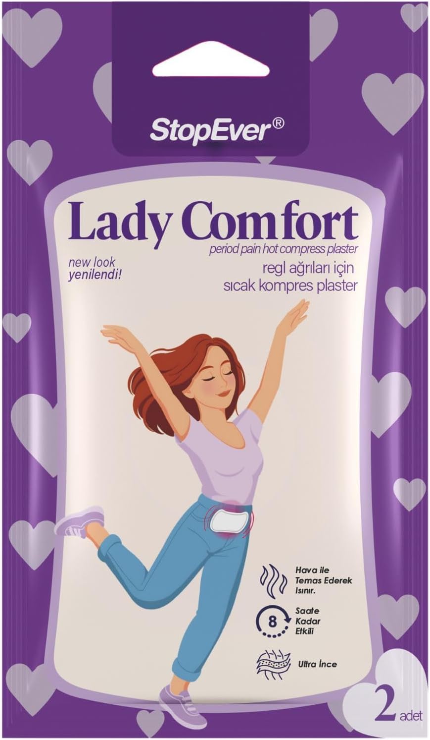 StopEver Lady Comfort Adet Ağrıları İçin 2li Isı Pedi