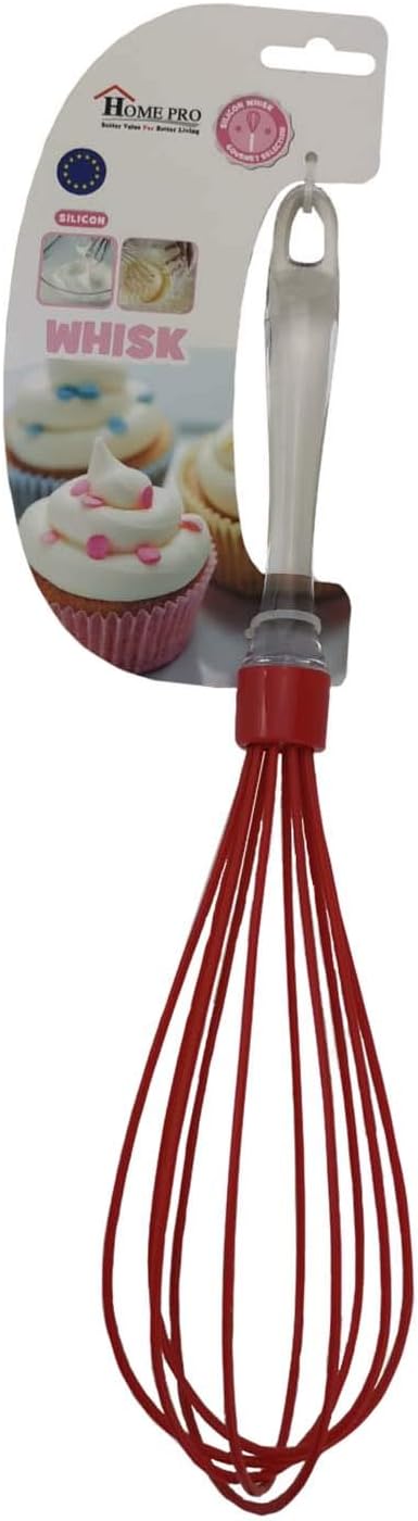 HOMEPRO Better Value for Better LivingHome Pro Silicon Whisk, Red, 2889