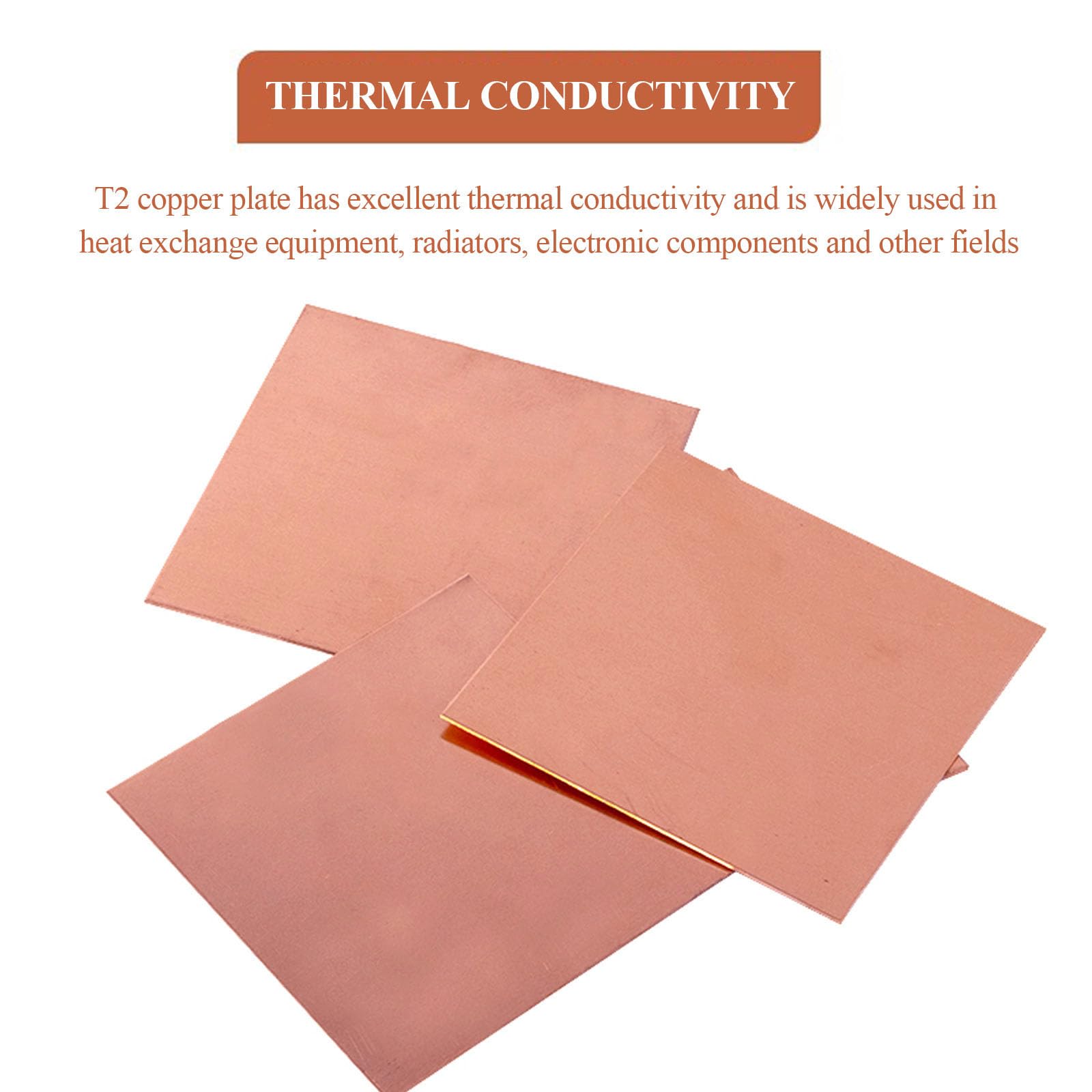 1pc 99.9% Pure Copper Cu Metal Sheet Plate 2 X 100 X 100 Mm 90 Day - View #9