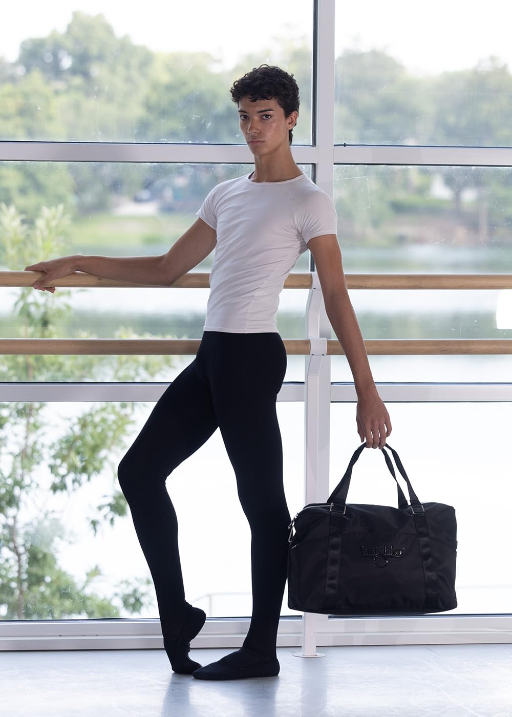 Supra Duffel Bag - Bolsa de baile para Grishko BC008BAG Danza Clásica Sabio Deporte Relax Fitness Gimnasio Entrenamiento Bolsa Viaje Bolsas Look Bags, Negro , 47 x 30.5 cm