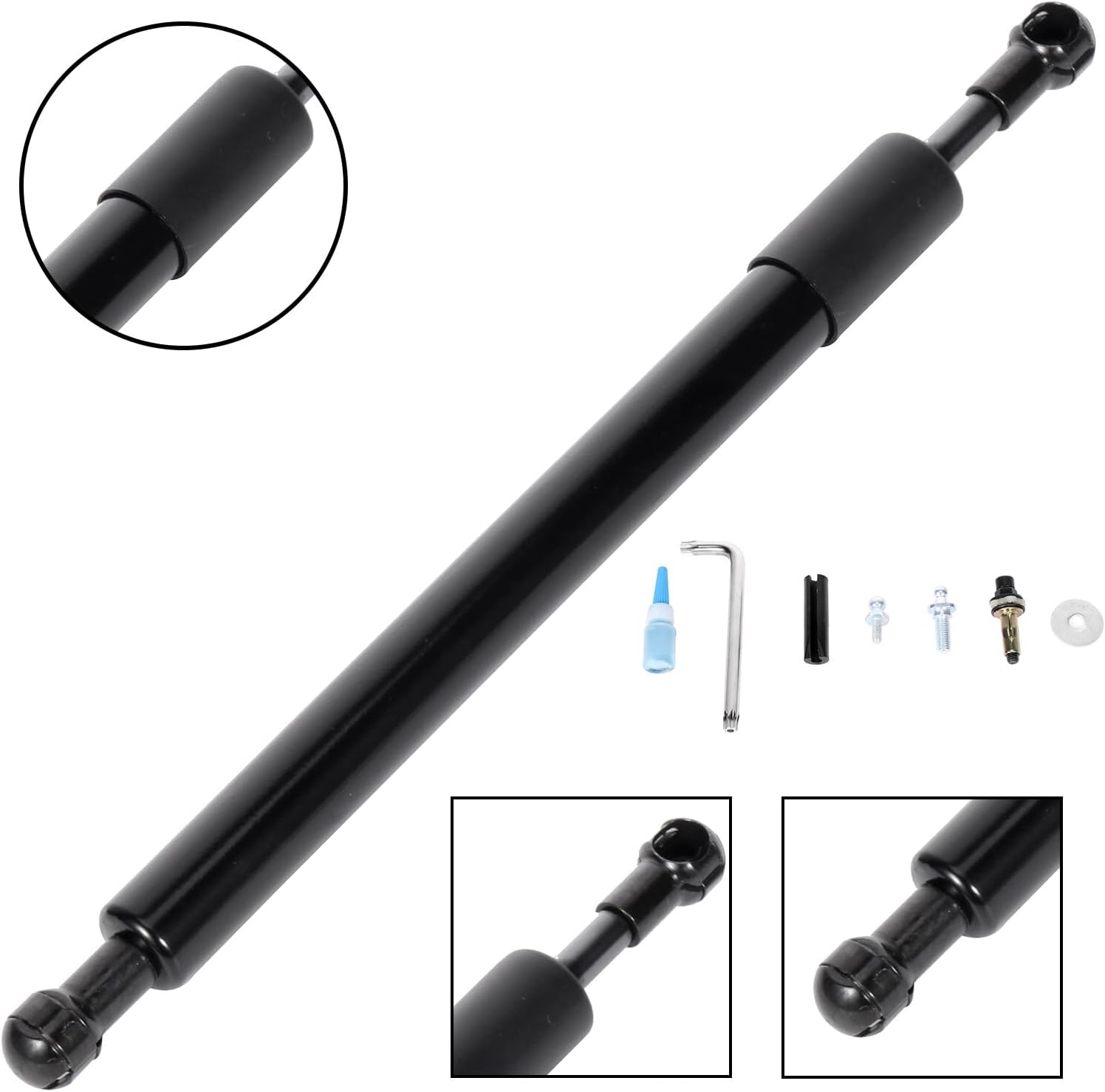 SCITOO DZ43300 Truck lift support Fits For Dodge Ram 1500 2002-2010,For Dodge Ram 2500 2002-2010,For Dodge Ram 3500 2002-2010,For Ram 1500 2011-2013 Rear left/right Tailgate Shock Struts 1pcs