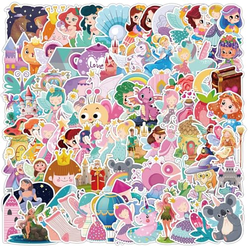 100枚セット 童話のプリンセス 落書き ステッカー かわいい アニメ おしゃれ 防水 トレンディ 漫画 アウトドア DIY スノーボード スーツケース ギター 車 バイク 自転車 水筒 ヘルメット パソコン 携帯 ノート