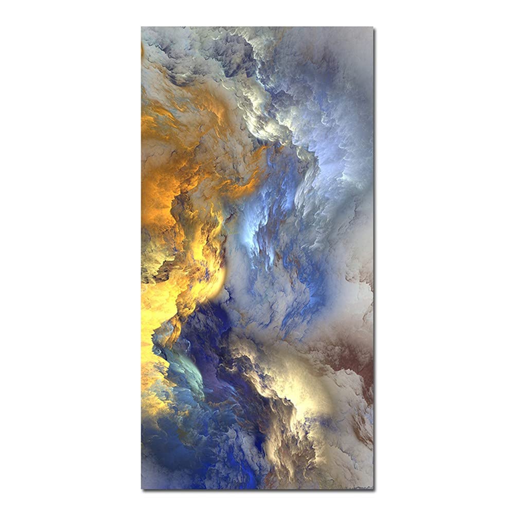 Peinture Diamant 5D Nébuleuse Jaune - Strass Complet Haute Brillance pour Tableau Mosaïque