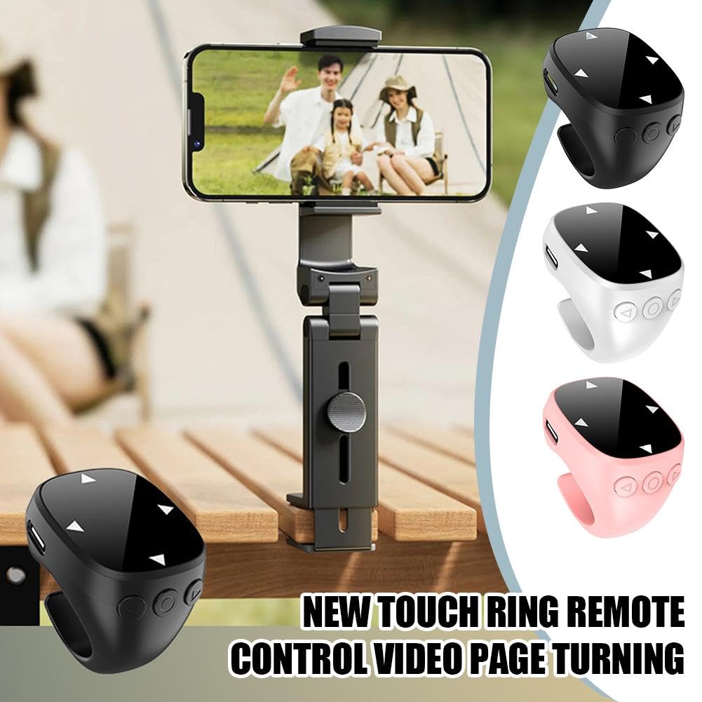 Anello Telecomando Bluetooth - Page Turner, Controllo Selfie, Per TikTok - Foto 2