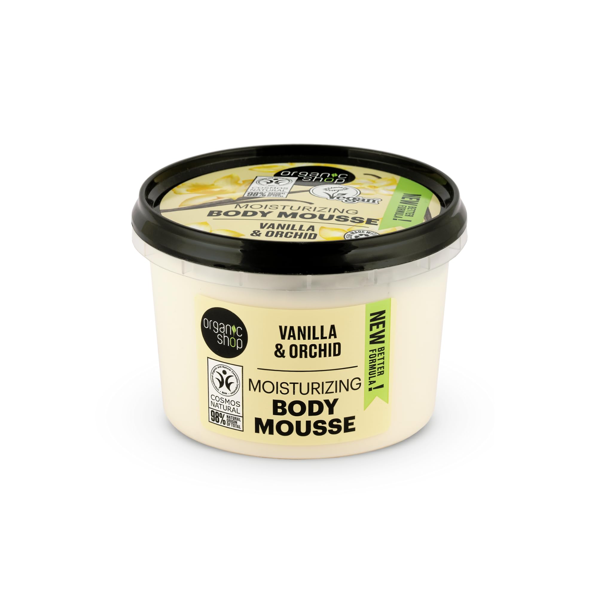 Organic Shop Bourbon Vanilla And Orchid Body Cream, 250 ml