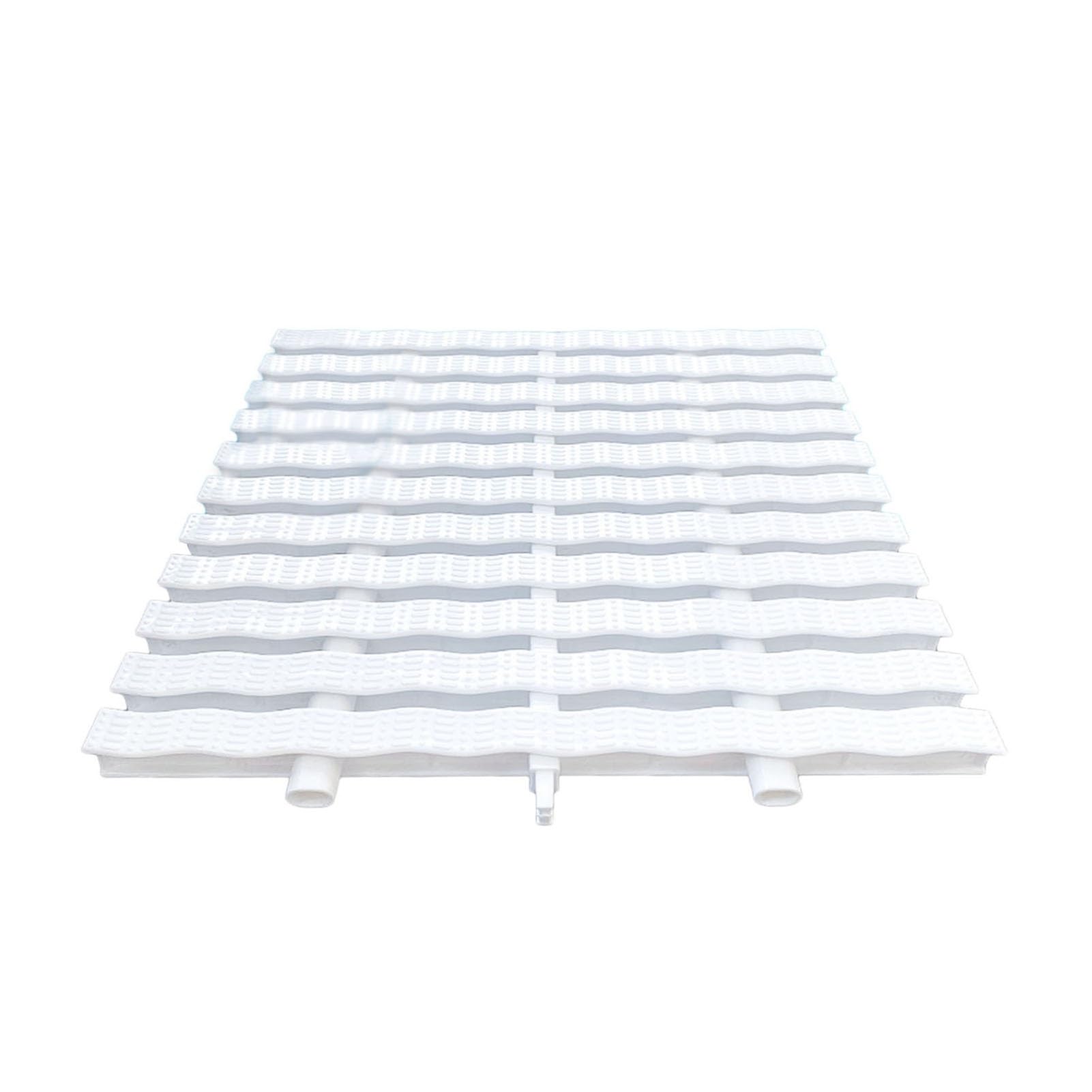 UZAMIRLEX Drainage Overflow Grate, Plastic Pool Overflow Grating, White, Bone, 18-30x100cm, Pack Of 2-10(White,25x100CM/10pieces)