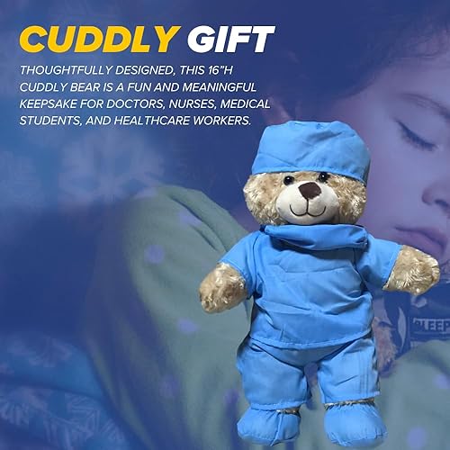 Miniatura 5 de ZZZ Bears, regalo para niños y adultos en el hospital, estudiantes de enfermería y héroes de la salud, oso para recuperación de cirugía