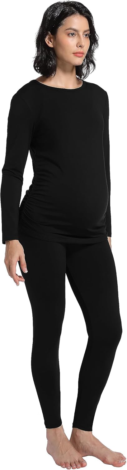 Foucome Women's Maternity Thermal Underwear Set