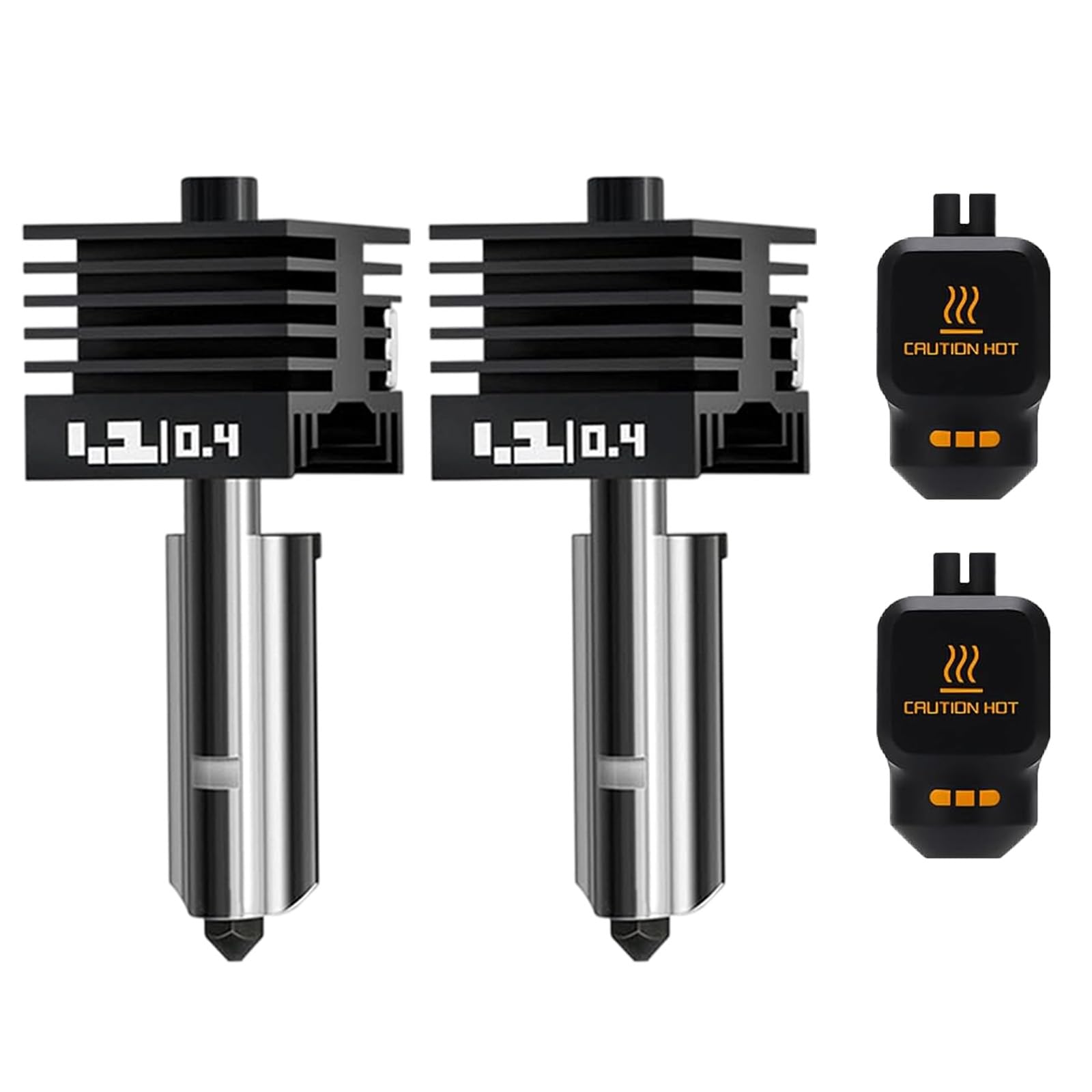 BambooSegD 2pcs 0.4mm P2S/X2D Hotend for Bambu Lab H2D/H2C/H2S