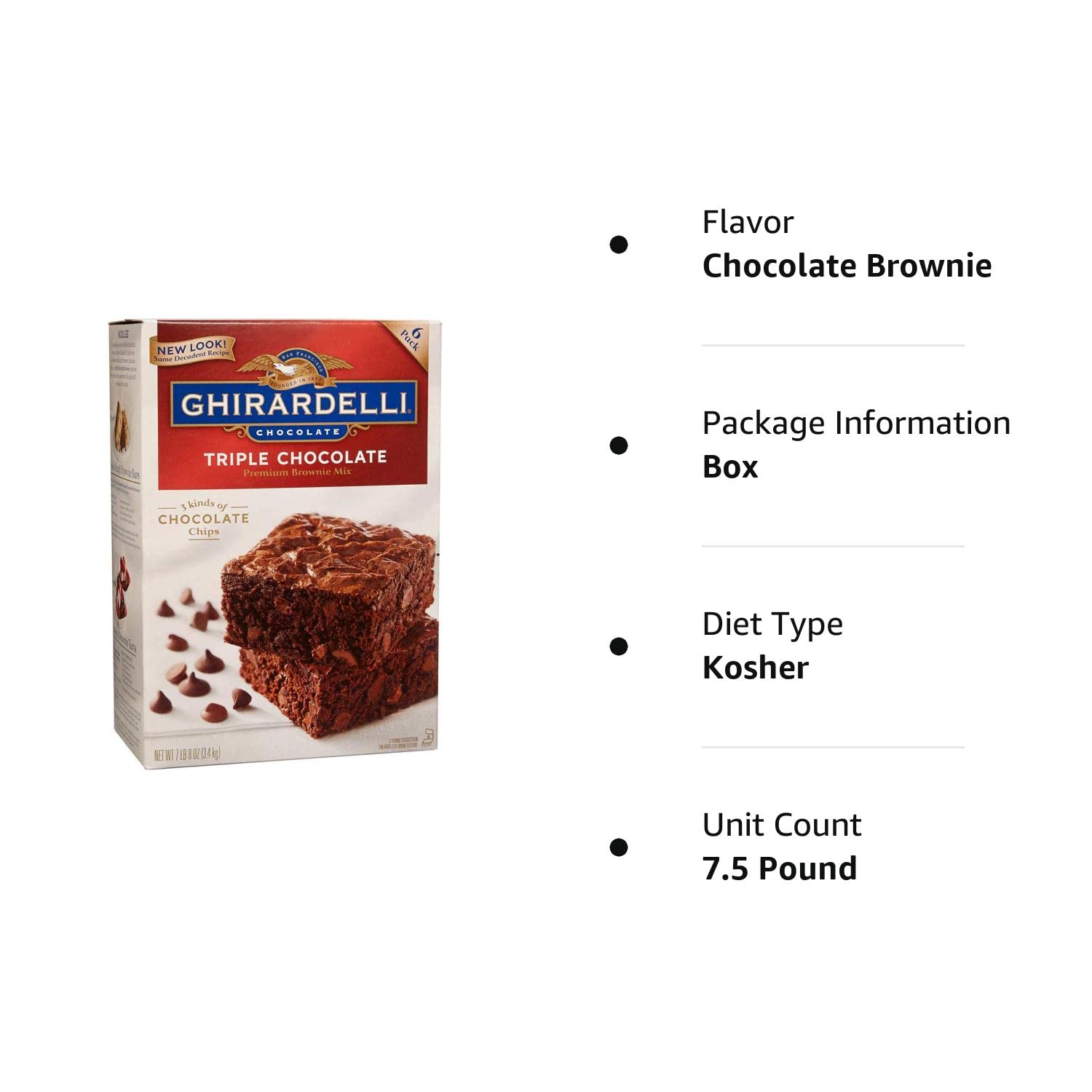Chocolate Ghirardelli Brownie Mix