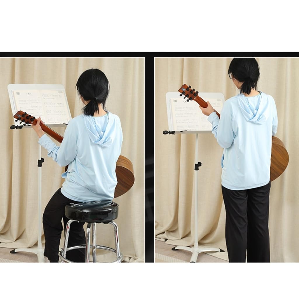 Pupitre Pupitre De Musique For Guitare Pupitre De Musique Portable Pupitre De Musique For Guitare Pupitre De Musique Pliable For Violon Guzheng Pupitre De Musique For La Maison Pupitre Musique(White)