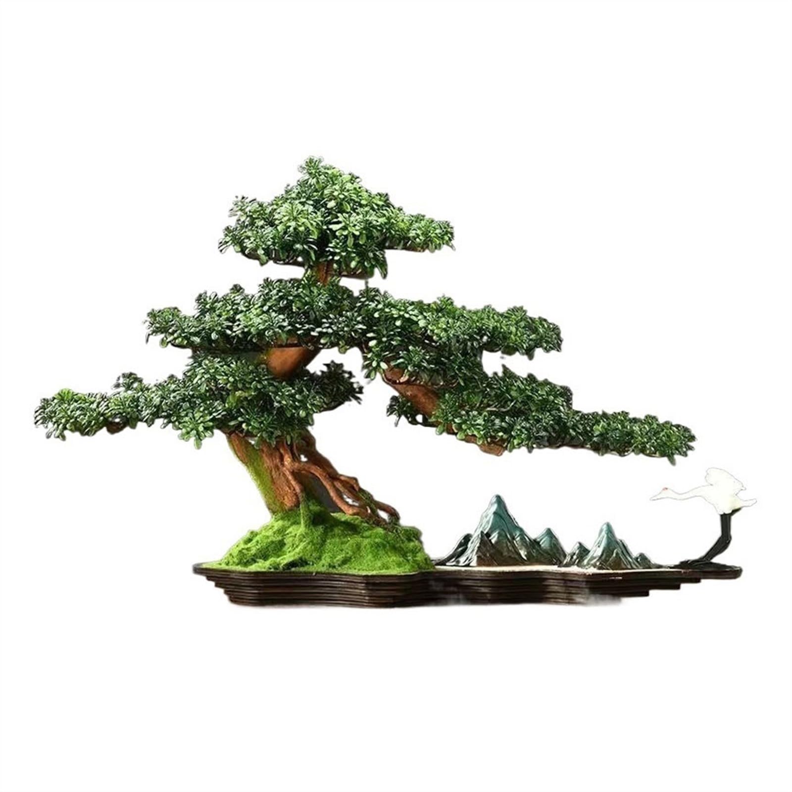 HCZKIUJY Artificial Plants Simulation Tree Bonsai To Improve Feng Shui Bring Good Luck Decorations Entryway Living Room Decorative Ornaments Fake Plants Decor