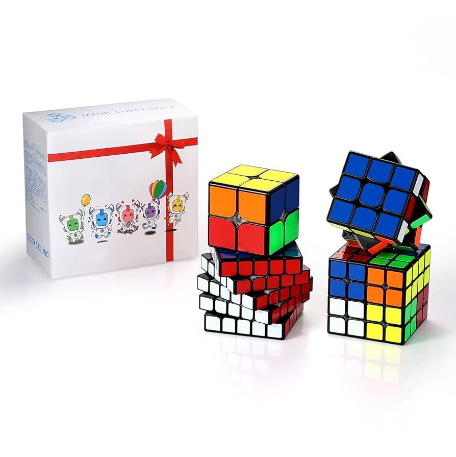 Amazon | マジックキューブ 3x3x3 立体パズル 回転スムーズ 競技