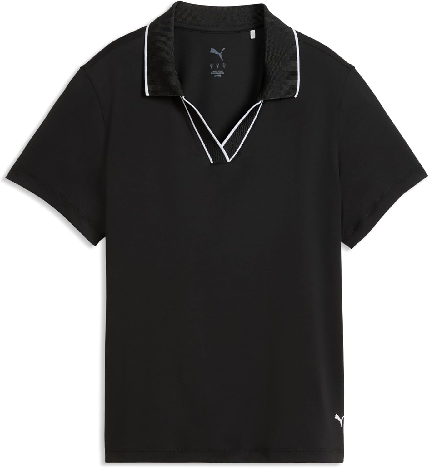 PUMA Women's Cloudspun Essential Short Sleeve Golf Polo