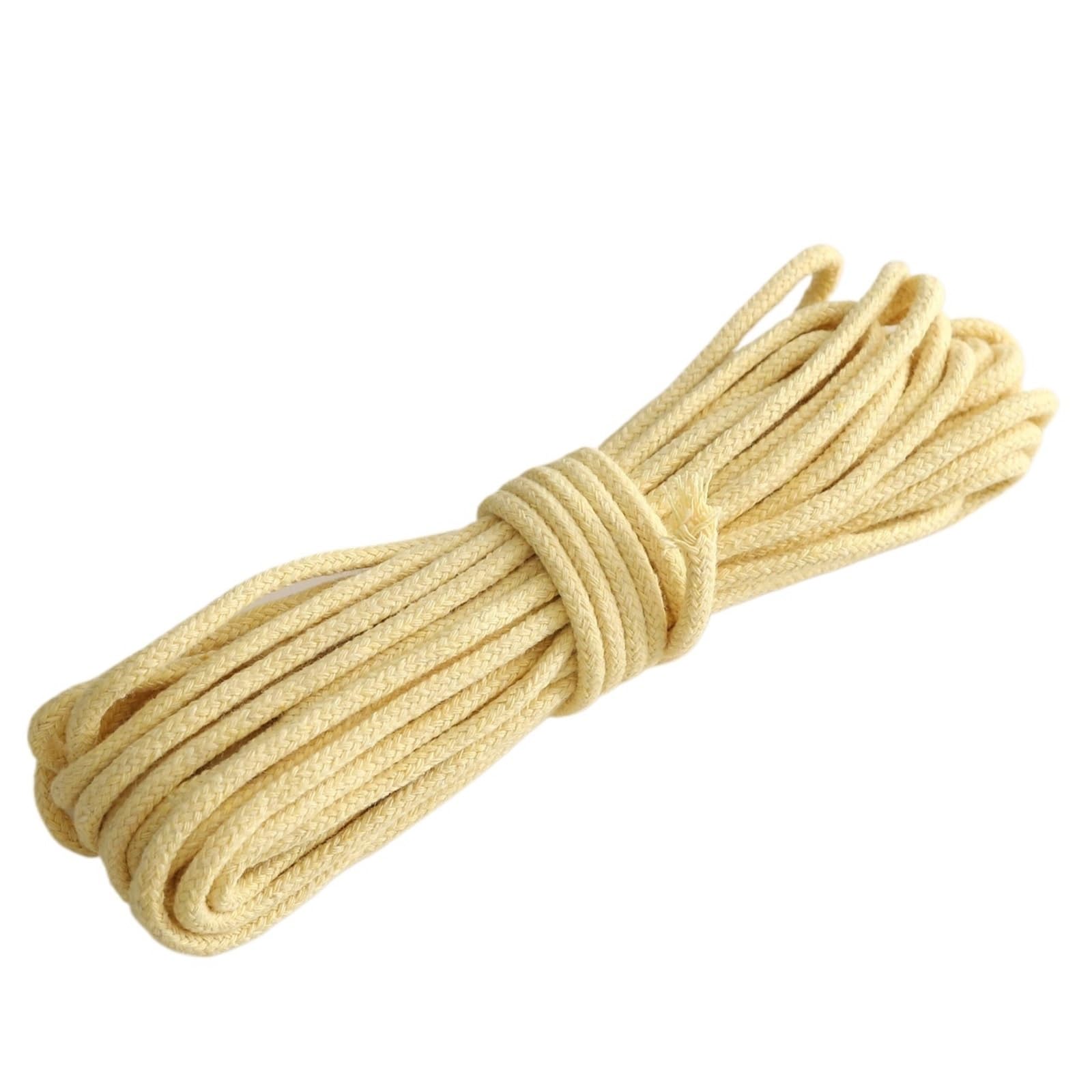 Cotton Macrame Cord 3.0mm 10m Braided Cotton Cord Multi-use Rope for DIY Tapestry Clothing Sewing Craft Projects Handicraft Home Supplies(Color24)