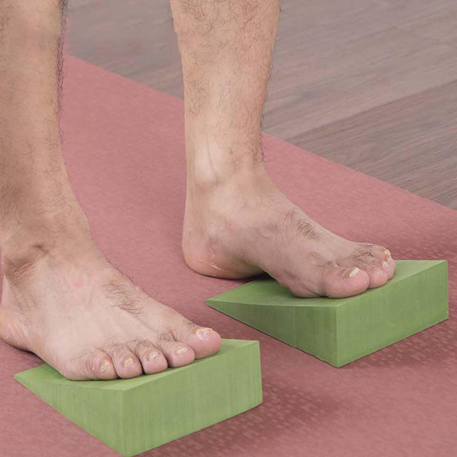 Cale Squat Exercice Lot 3 Cales Inclinées Yoga - Étirement Mollets Chevilles - Mousse EPP 31x15,5cm Planche Inclinée Physiothérapie - 12
