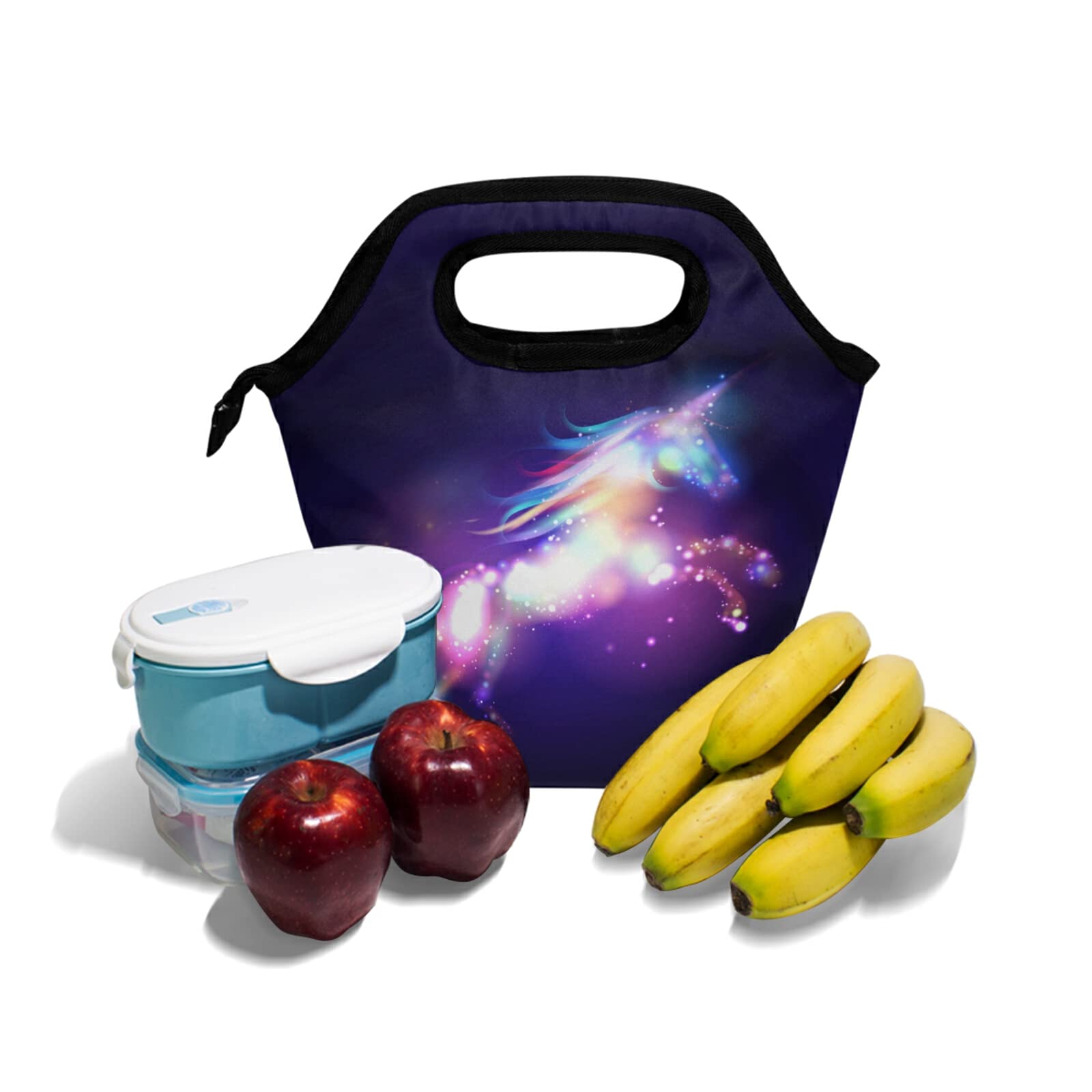 Borsa Pranzo Isolata Per Bambini Unicorno - Lunch Box Termica Da 6,5L Con Tracolla Per Scuola E Gite