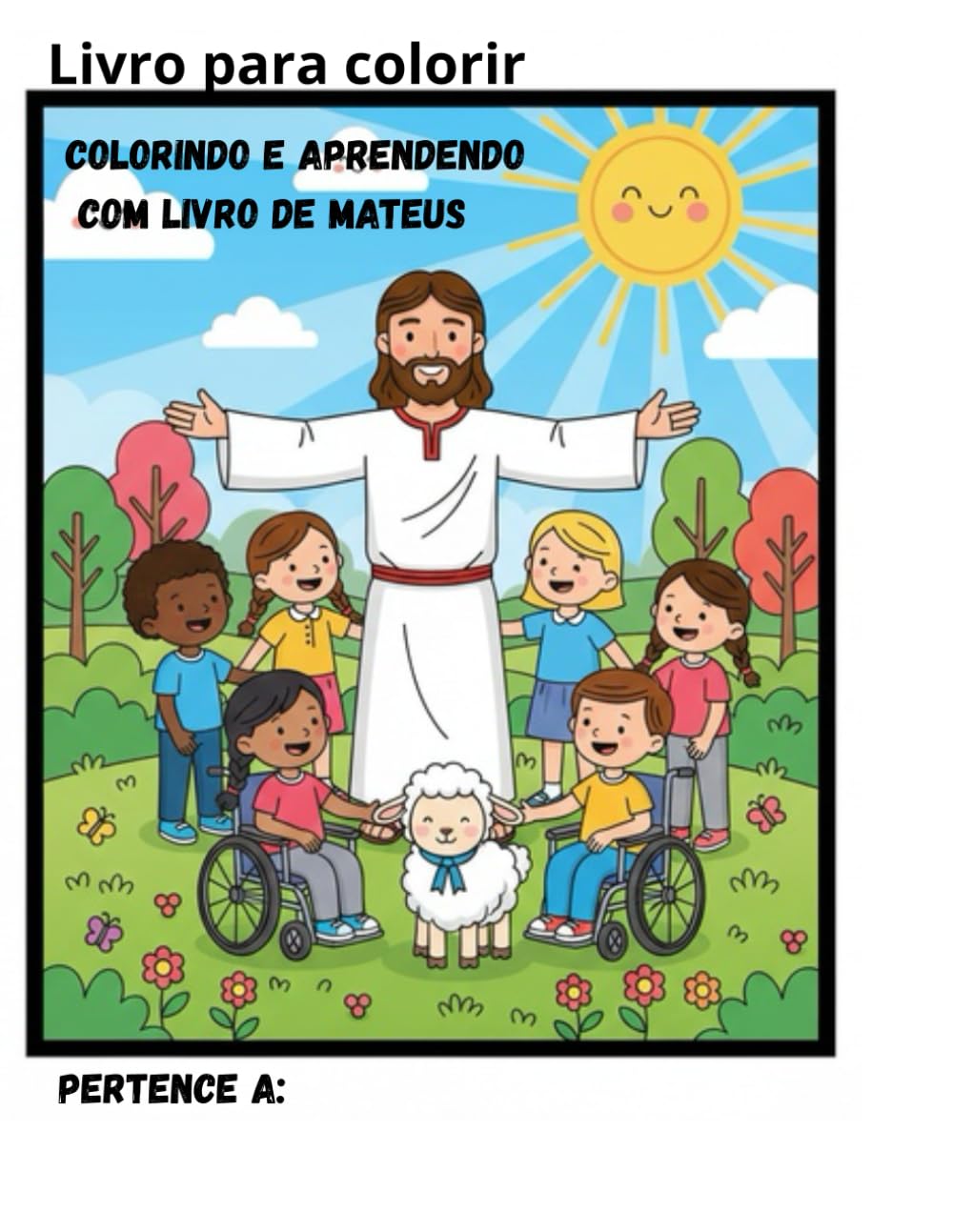 Colorindo e aprendendo com livro de Mateus