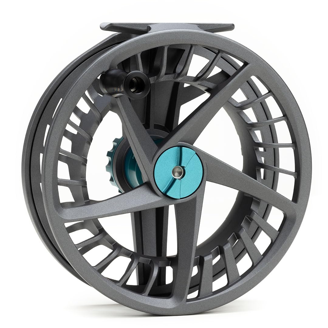 LAMSON | Liquid Max Fly Fishing Reel | Saltwater | Super Large Arbor, Pressure cast Aluminum, Waterproof Big Game Drag