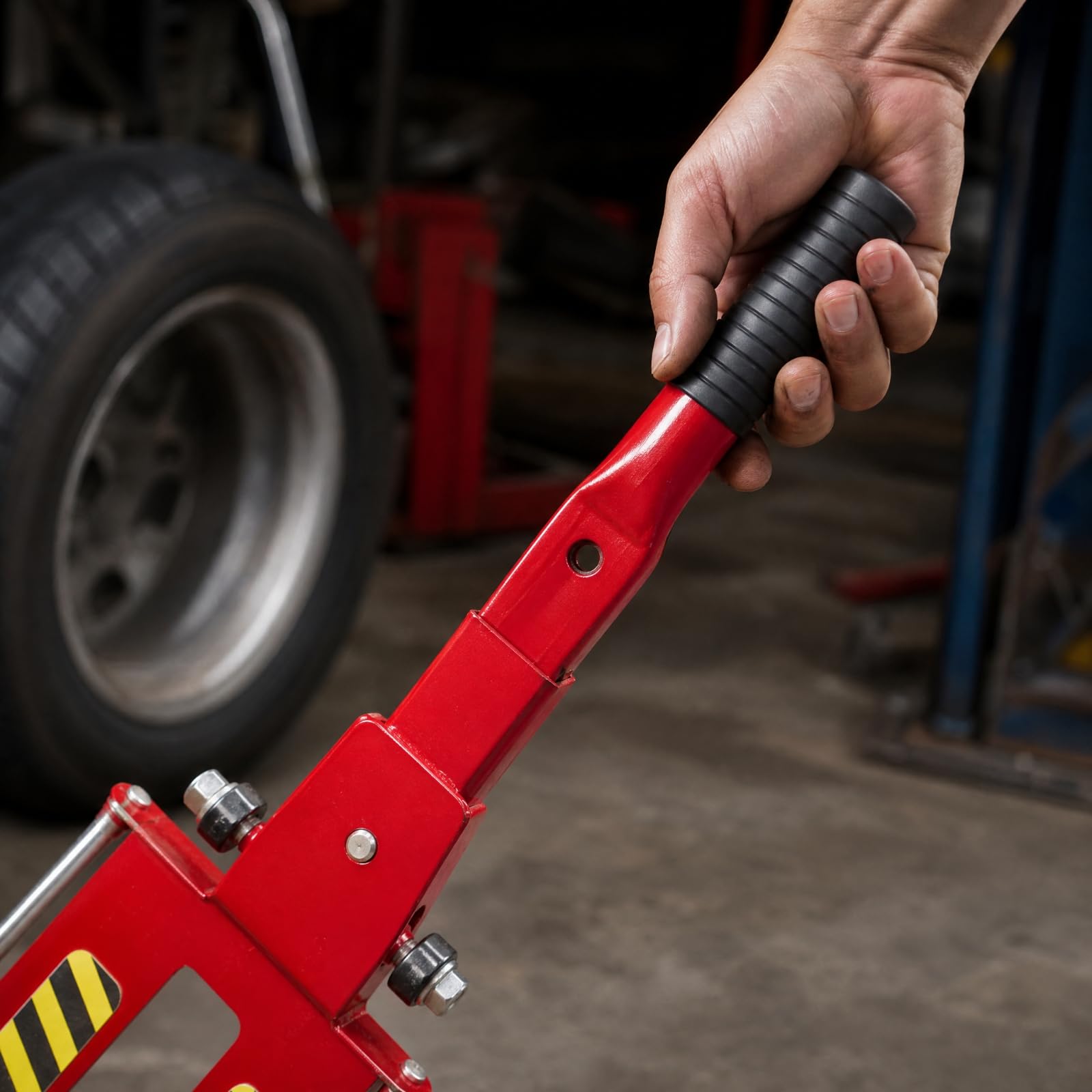 predolo Kit di Smontaggio e Montaggio Pneumatici Resistente Cambia Pneumatici Manuale Ergonomico Strumento di Sollevamento per Manutenzione Veicoli