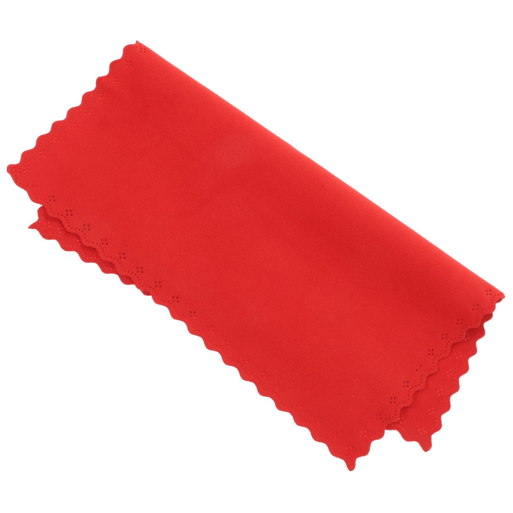 SUPVOX String Violin Cleaning Cloth Orange Viola Cleaning Cloth Double-sided Fleece Lens Cleaning Cloth Guitar Polishing Cloth