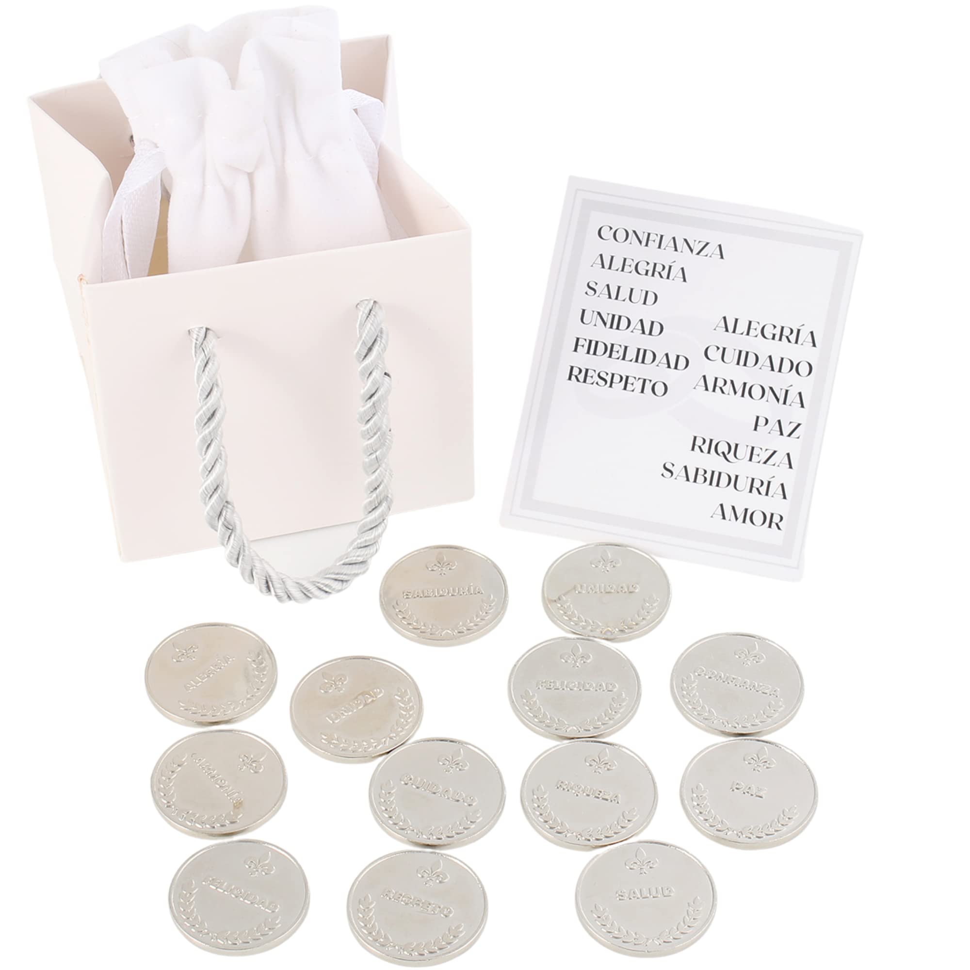 Uonel INDUSTRY Arras de Boda Originales - Dedicatoria Especial Arras de Matrimonio Doradas para Regalo