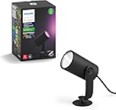 Lily Outdoor Smart LED SpotLight - White & Color Ambiance - Low Voltage Landscape Lighting - 1 Pack - Requires Bridge and Power Supply - Control with App and Voice - Weatherproof