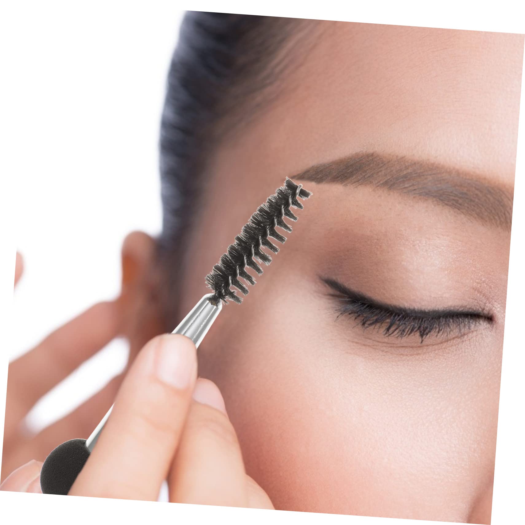 Outanaya 2sets Makeup Sponges Applicators Eyeshadow Foundation Brow Brush Mascara Tools Makeup Brush Kit 6pcs*2