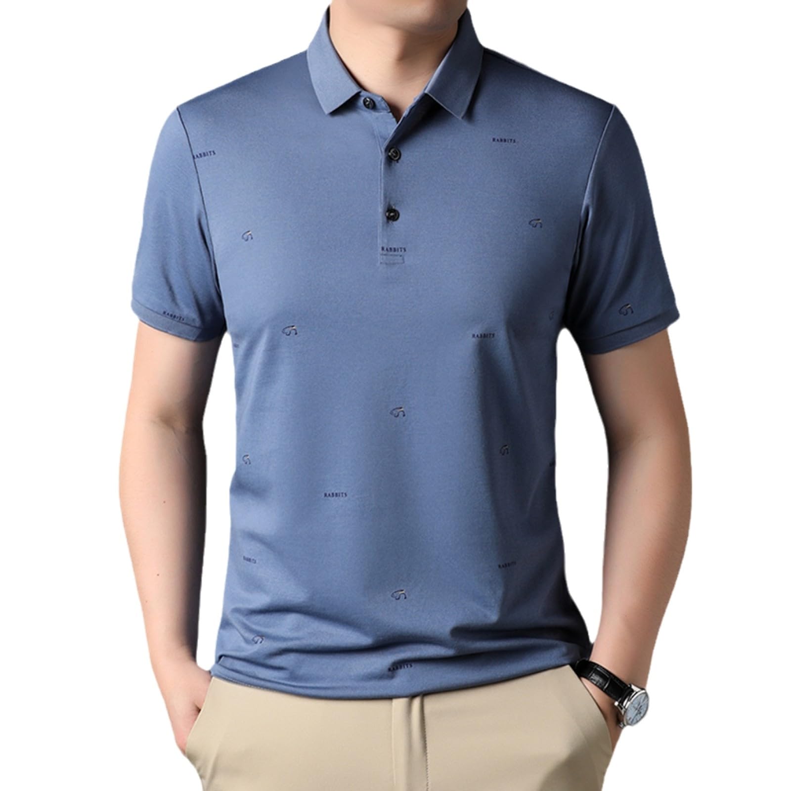 Moda Casual - Polo Moda Estiva per Uomo Manica Corta Casual Top Moda Abbigliamento Uomo, Comoda Polo Manica Corta