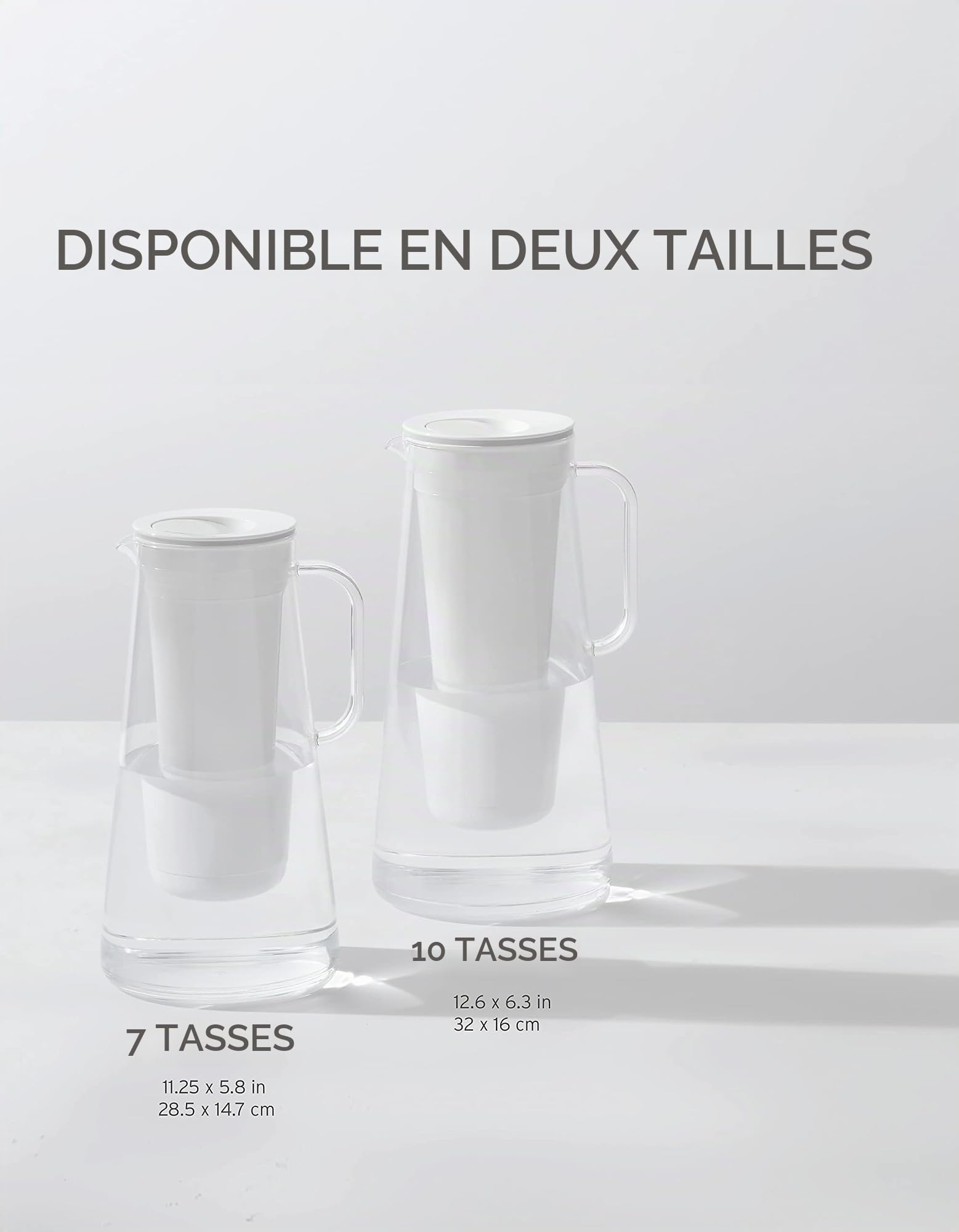LifeStraw Home – Pichet filtre à eau, 10 tasses, bleu orage, sans BPA, conçu pour une protection quotidienne contre les bactéries, parasites, microplastiques, plomb, mercure, PFAS et une variété de