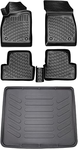 Ehiltek - Juego completo de alfombrillas para Chevrolet Cruze HB 2011-2016 para todo tipo de clima, cobertura máxima, durabilidad, resistente al