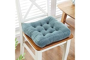 vctops Velvet Super Soft Washable Square Chair Cushion
