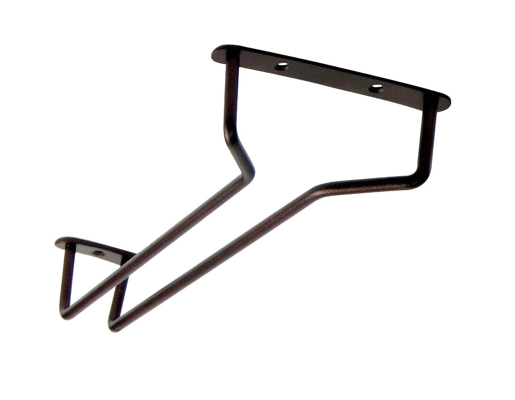 10"" Glass Hanger Rustic Finish  - Glass Storage Rack for Bars, Pubs & Restaurant