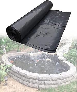 Image WHFTD Heavy Duty Pond Liner HDPE Weather Resistant Black Large Pond Liner, Swimming Pool Garden Pond (Color : Black, Size : 1X2m),7 * 10m Image WHFTD Heavy Duty Pond Liner HDPE Weather Resistant Black Large Pond Liner, Swimming Pool Garden Pond (Color : Black, Size : 1X2m),7 * 10m