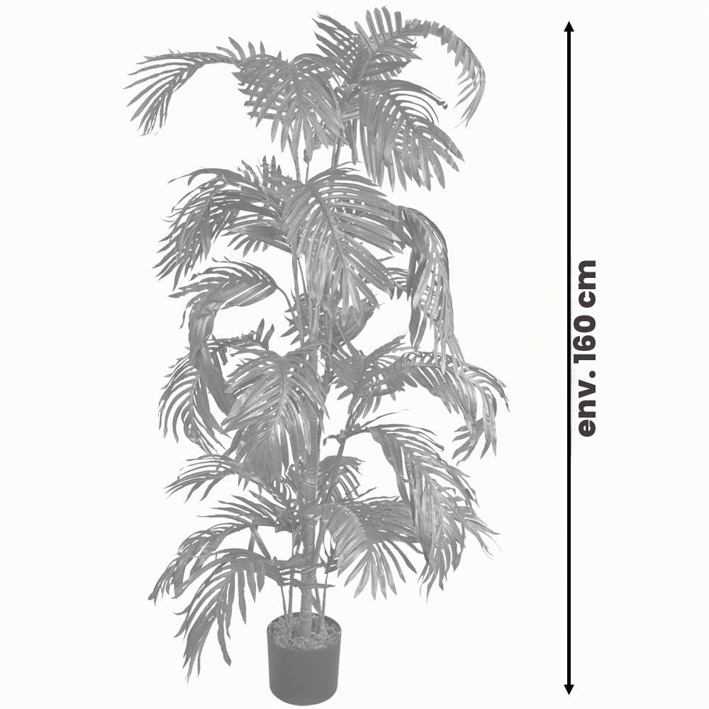 Palmier Fougère Plante Artificielle Artificiel 160cm Decovego