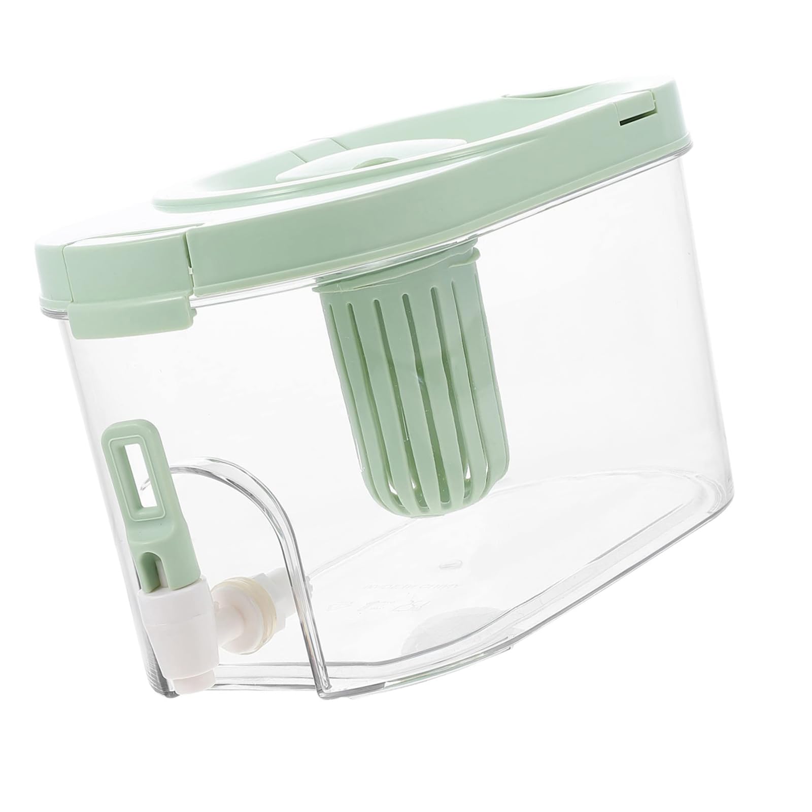 TFAOYS Leak-Proof Beverage Dispenser with Tap, Large Capacity Iced Drink Container for Fridge & Outdoor Iced Beverage Container