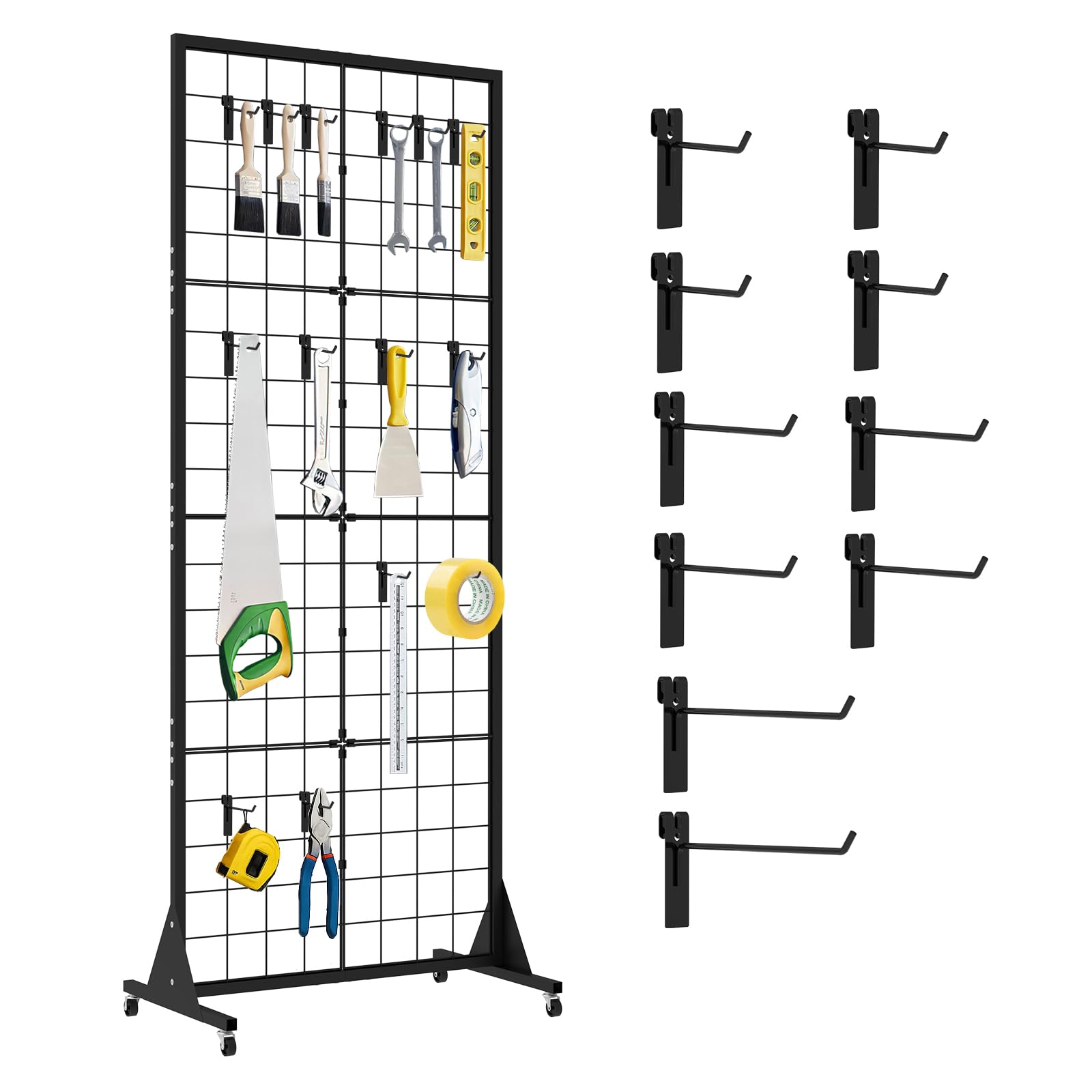 Mutualsign Grille D’Exposition Sur Pied 65x172 Cm